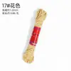 Hilo de Algodón Retorcido a Mano Estilo Xizang 10m / Pulsera de Borla Tejida a Mano con Cuentas, Cordón de Algodón No Elástico