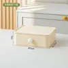 Caja de Almacenamiento de Escritorio BNBS de Colores Macaron, Apilable y Combinable Libremente, Tipo Cajón, Caja de Papelería para Estudiantes