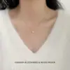 Collar Colgante Especial de Perla Natural de Agua Dulce Francesa, Gama Alta, Lujo Ligero, Diseño Exquisito de Nicho, Cadena de Clavícula Moderna