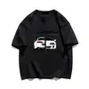 S-3XL Frete Grátis Anime Japonês Estampa de Carro Algodão Camiseta Masculina