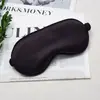 Máscara de Olhos Bloqueadora de Luz de Seda Sintética Dupla Face com Tiras, Respirável e Confortável para Hora da Sesta, Máscara de Olhos Simples para Dormir, Disponível para Atacado