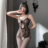 Lingerie Sexy Europeia e Americana Zuijiao, Tentação Sexy em Rede, Roupa de Rede, Conjunto Top Tubo Cortado Feminino, Não Precisa Tirar o Conjunto