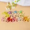 Nuevo Llavero de Perro Globo Transparente Lindo Color Gelatina Dibujos Animados Cachorro Colgante para Bolso de Mujer Adornos Hechos a Mano DIY