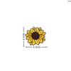 Girasol Mariposa Alas Palmera Bordado Tela Pegatina DIY Decorativo Bolsa Ropa Pantalones Agujeros Parche Adhesivo