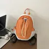 Bolso de un solo hombro con colores contrastantes, elegante y único, mochila ligera para exteriores para hombres y mujeres, diseño de nicho, bolso cruzado para deportes y montañismo