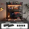 Estante de Grade Porta-Objetos de Mesa Prateleira de Ferro Multicamadas para Desktop Mesa de Computador para Estudante Painel de Cavilhas para Mesa