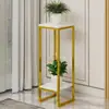 Suporte de flores sala de estar de chão pilar de ferro forjado rack de exibição de plantas 2026 novo rack de armazenamento multicamadas varanda simples