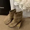 Mesmo Estilo da Blogueira! Sandálias Romanas Respiráveis de Personalidade de Nicho 2026 para Mulheres, Chinelos Casuais, Botas Curtas Baixas