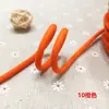 Cuerda de algodón hilado en núcleo de tejido liso de color de 5 mm de grosor, cordón redondo cifrado de algodón, cordón suave para atar, cintura de ropa, cordón de sombrero, tejido a mano