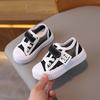 Zapatos de lona de verano para niños, zapatillas de malla transpirables huecas, zapatos de tabla para niños, zapatos de tela de suela suave para bebés, zapatos blancos para niñas