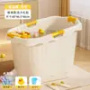 Cubo Grande para Baño de Bebé, Cubo de Baño y Natación para Niños, Cubo para Baño de Bebé, Tina Doméstica para Sentarse, Tina de Cuerpo Completo