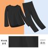 Traje Cálido de Terciopelo Cómodo para Invierno 2025 Ropa de Otoño para Mujer Prenda Única Ropa Interior Top Cálido Top Base