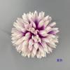 Simulação 17cm cabeça de flor de crisântemo crisântemo espinhoso lâmpada de crisântemo de cristal flor artificial parede de flores de casamento corrente de flores DIY flor de seda