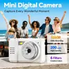Mini Cámara Digital 1080P para Niños y Estudiantes, Portátil para Tomar Fotos y Videos, con Filtro de Pantalla y Grabación en Bucle