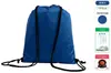 Bolsa de Malla de Poliéster con Cordón, Bolsa Deportiva con Cordón, Mochila Ecológica para Estudiantes, Bolsa Promocional de Tela Oxford con Cordón