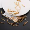 Tubo Torcido Banhado a Prata Tubo Longo Tubo Espiral de Contas de Arroz Contas DIY Pulseira Colar Feito à Mão Contas Joias Materiais Acessórios