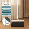 Escoba giratoria plegable de cerdas suaves para un solo hogar, juego de escoba y recogedor engrosado para uso en interiores