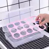 Caja de Almacenamiento de Huevos Anticolisión de 15 Compartimentos Estilo Japonés Caja de Conservación para Almacenamiento de Huevos en Refrigerador Portátil Bandeja para Huevos Soporte para Huevos