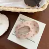 Pinza para el pelo de lunares y cuadros dulces estilo coreano para niñas, Pasador lindo con lazo, Pinza de tiburón Accesorio para el pelo