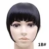 Peluca de Flequillo Multicolor Transfronteriza al por Mayor para Mujer, Postizo para la Parte Superior de la Cabeza, Flequillo Estilo Cómico, Flequillo Falso de Fibra Sintética Estilo Francés sin Costuras