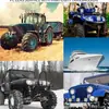 Luz de trabajo LED para coche cuadrada de 4 pulgadas con 16 perlas de lámpara 48W faro modificado excavadora tractor foco modificado