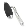 Ekfan Luya Mango en T de Agitación Única Modificado Accesorios para Carrete de Tambor Tipo Gota de Agua 8*5 Agujeros Rueda de Pesca DIY Accesorios para Equipo de Pesca