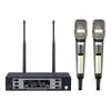 Set de micrófono inalámbrico EW135G4 con dos micrófonos para karaoke, transmisión en vivo, uso en escenario, micrófono inalámbrico recargable de banda U