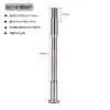 Eje de Tubo Varilla Disrup Horquilla Delantera de Bicicleta de Montaña Eje Pasante Varilla Cuadro de Aluminio de Bicicleta de Carretera Eje de Tubo Trasero M12/P.15
