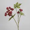 Flor Artificial Bola Fruta Ricino Sala de Estar Mesa de Comedor Boda Plantas Verdes Accesorios Adornos Estilo Nórdico Fruta Castaña Flor Falsa Decoración
