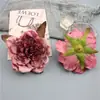 Guirnalda de Flores de Peonía Grande Estilo Europeo Retro DIY Tela de Seda Decoración de Mesa de Café Hogar Foto Interior
