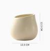 Maceta de Cerámica Estilo Crema Planta Maceta para el Hogar Exquisita Blanca Lujo Accesible Creativa Orquídea Suculenta Planta Verde