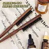 Peine de Belleza para Peinar, Peine para Peinado de Maquillaje de Noche, Peine de Cola Puntiaguda, Peine para Envolver el Cabello, Cepillo Rizador de Cerdas de Jabalí, Peine Esponjoso de Tres Filas