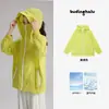 Roupas de Proteção Solar Pudding Haru para Crianças Verão 2026 Nova Roupa Leve de Fio Original com Proteção Solar para Meninas Roupa de Proteção Solar UPF50+