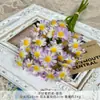 Ramo de Manzanilla Artificial Flores Falsas para Arreglos de Piso de Boda Decoración de Salón de Bodas Flores Artificiales de Plástico Arreglo Floral DIY