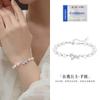 Pulsera de Nudo Irregular de Plata S925 para Mujer, Moderna Nuevo Estilo Chino Perla Natural de Agua Dulce, Regalo de Alta Gama para Novia