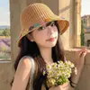 Sombrero de Sol de Verano Transpirable para Mujer con Falda, Estampado Floral Arcoíris y Ala Ancha que Cubre Todo el Rostro y Proporciona Protección Solar