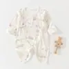 Ropa de Bebé Verano Delgada Lanjing Modal Recién Nacido Ropa de Mariposa Pijama Bebé Clase A Sin Huesos Ropa para Aire Acondicionado