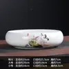 Maceta especial de cerámica para flor de hada acuática sin agujeros para hierba de cobre hidropónica cuenco de bambú rico cuenco de loto de gran diámetro utensilios de loto