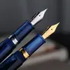 Caneta Tinteiro Penbbs 556 com Pistão Absorvente de Tinta Grande Capacidade Acrílico Transparente de Demonstração Unissex para Escrita