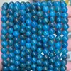 Xicui Piedra Natural de Alta Calidad Calcedonia Cuentas Redondas Pulsera DIY Accesorios de Joyería de Goma Componentes Semiacabados al por Mayor