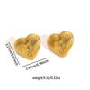 Europa y Estados Unidos nueva moda de acero inoxidable simple amor hilo aretes aretes joyería para damas al por mayor transfronterizo exclusivo