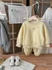 86091 Conjunto de Sudadera y Pantalón de Chándal para Niños 26 Estilos Nuevos para Niños y Niñas 42 Ropa de Abrigo Deportiva para Niños Conjunto Casual de Dos Piezas Estilo Coreano