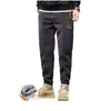 Pantalones Casuales Nueva Moda Tendencia Forro Polar Engrosado Chenilla Pantalones Casuales para Hombre Pana Jogger Pantalones de Chándal