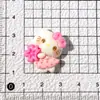 Saia Rosa Fofa Animal Criativo Artesanal DIY Joias Cola Creme Capa de Celular Furo de Grampo Fivela de Sapato Acessórios de Resina