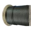 Suministro directo de fábrica cable de acero alquitranado negro sitio de construcción marco exterior amarre viga I con núcleo de algodón cable de alambre aceitado