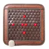 Cojín Eléctrico para Asiento de Silla Ejecutiva con Luz de Fotón y Onda de Calor, con Turmalina, Piedra Maifan, Piedra Bian, Piedra Medicinal y Ágata