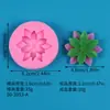 Forma de Bolo Formato Girassol Margarida Molde de Silicone Molde para Bolo Fondant Artesanal Ferramentas para Fondant Forma de Bolo