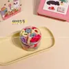 Anel de Toalha Colorido para Bebê Elástico Alto para Cabelo Infantil Faixa de Cabelo para Menina Corda de Cabelo Fofa para Meninas