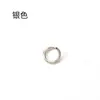 El fabricante suministra anillos abiertos para galvanoplastia DIY, anillos de hierro abiertos móviles, anillos de conexión para llaveros, accesorios metálicos de anillo único