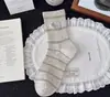 Calcetines Coreanos de Estilo para Primavera y Verano, Sin Costuras, Hasta Media Pantorrilla, Planos, Calcetines de Algodón Transpirables, Calcetines Lisos para Mujer, Calcetines Largos Blancos, Calcetines Deportivos Finos